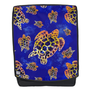 Bolsa de cordón de arte africano en batik de tortu