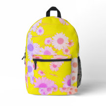 Bolsa de cortar y coser con estampado de margarita