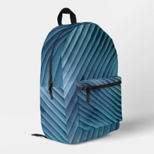 Bolsa de corte de corte de impresión azul de hoja
