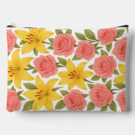 Bolsa de corte de corte de impresión Rosa y Lily