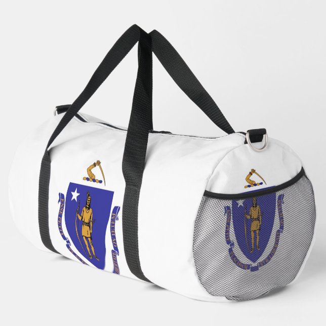 Bolsa de corte de impresión con bandera de Massach (Esquina derecha)
