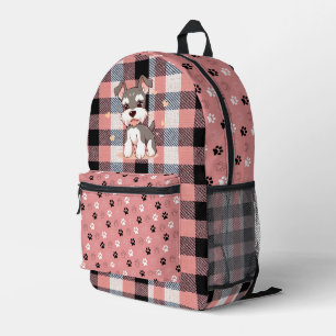 Bolsa de corte de impresión de perro mate