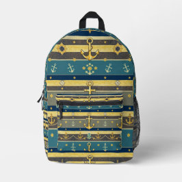 Bolsa de corte de impresión náutica