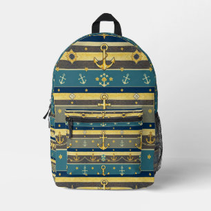 Bolsa de corte de impresión náutica