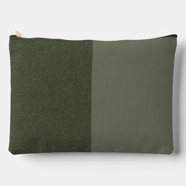 Bolsa de corte de impresión verde Moss de panel di (Anverso)