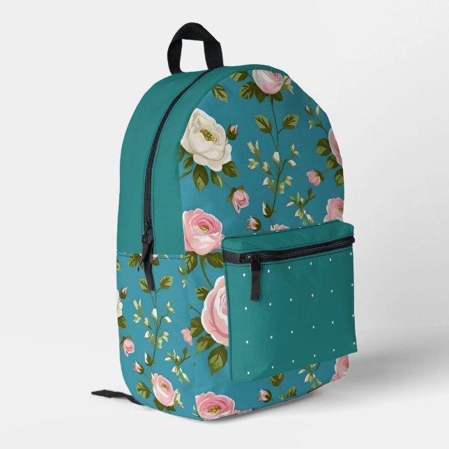 Bolsa de corte floral turquesa y de fresado - Moch (Esquina izquierda trasera)