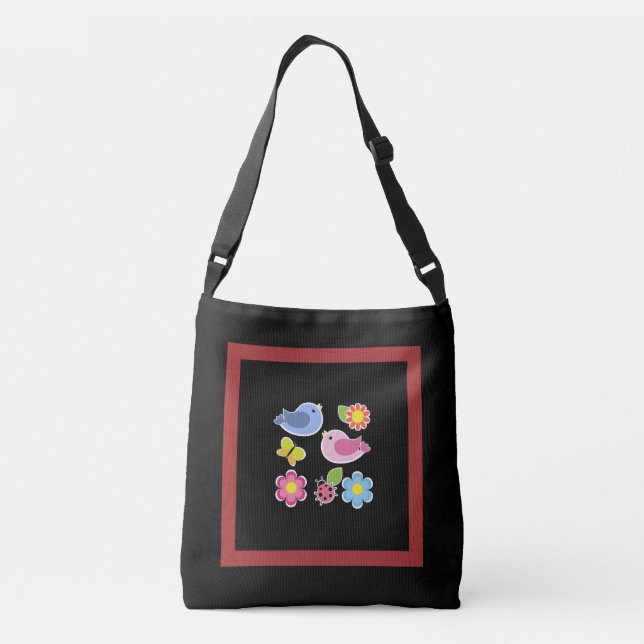 Bolsa de corte transversal sobre cuerpo (Reverso)