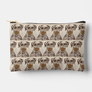 Bolsa de corte y costura con estampado de animales