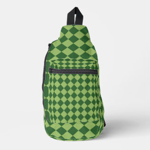 Bolsa de corte y costura con estampado de diamante