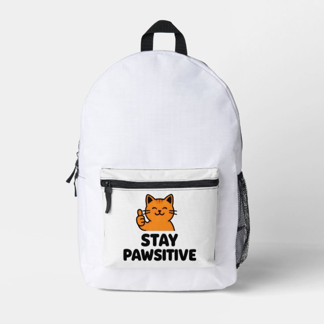 bolsa de corte y costura con estampado de gato Gin (Anverso)