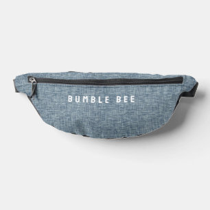 Bolsa de corte y costura con estampado de jeans az