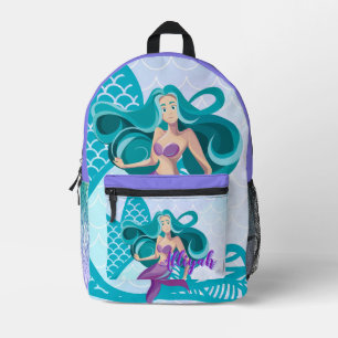 Bolsa de corte y costura con estampado de sirena p