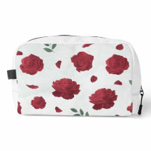 Bolsa de corte y costura con estampado floral de r