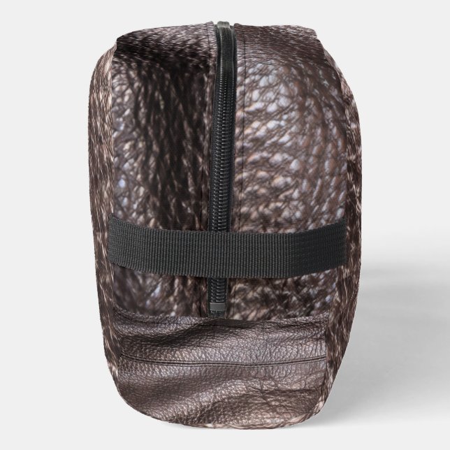 Bolsa de corte y costura de cuero impreso falso (Izquierda)