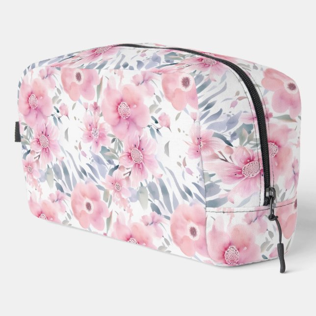 Bolsa de corte y costura de flores de acuarela ros (Esquina derecha)