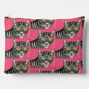 Bolsa De Corte Y Costura De Impresión De Gato Y Há