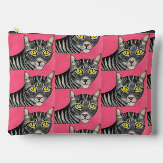 Bolsa De Corte Y Costura De Impresión De Gato Y Há