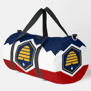 Bolsa de corte y costura impresa, bandera del esta