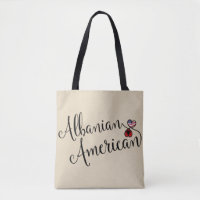 Bolsa de cosecha de corazones entrelazados albanes