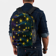 Bolsa de coser con corte de impresión de estrellas