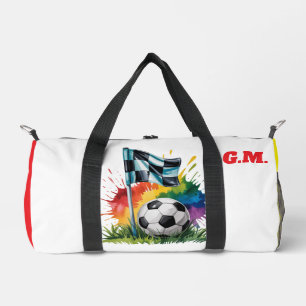 Bolsa de coser cortada impresa-Bolso de fútbol per