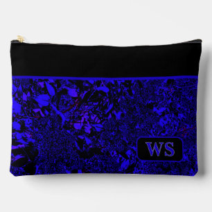 Bolsa de cosméticos azul vibrante