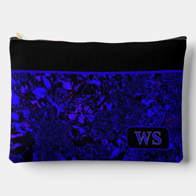 Bolsa de cosméticos azul vibrante (Anverso)