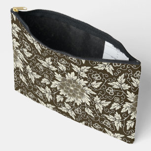 Bolsa de cosméticos con estampado de mi jardín