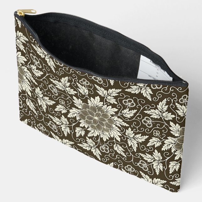 Bolsa de cosméticos con estampado de mi jardín (Abierto)