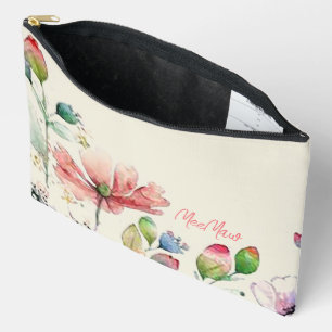Bolsa de cosméticos con estampado "El Jardín de la