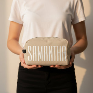 Bolsa de Cosméticos con Nombre Personalizado para
