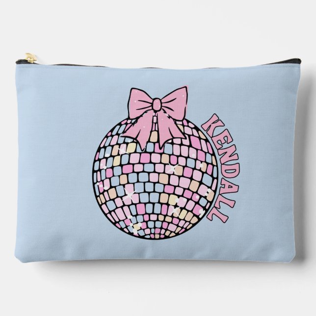 BOLSA DE COSMÉTICOS DE BOLAS DE DISCO PERSONALIZAD (Anverso)