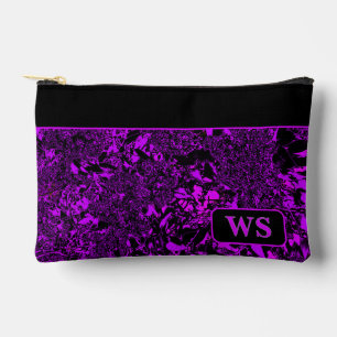 Bolsa de cosméticos de color púrpura brillante
