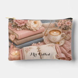 Bolsa de cosméticos floral para un día lluvioso ac