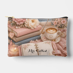 Bolsa de cosméticos floral para un día lluvioso ac
