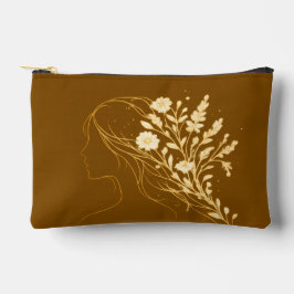 Bolsa de cosméticos floral personalizada regalo de