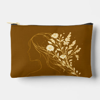 Bolsa de cosméticos floral personalizada regalo de