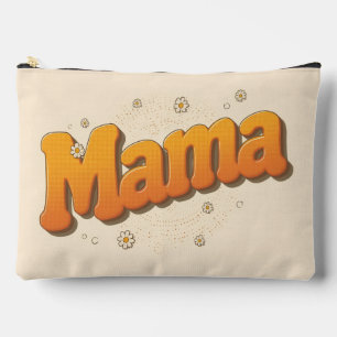 Bolsa de cosméticos Groovy Mama Retro 70s Letras B