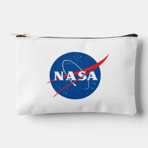 Bolsa de cosméticos icónica de la NASA (blanco de 