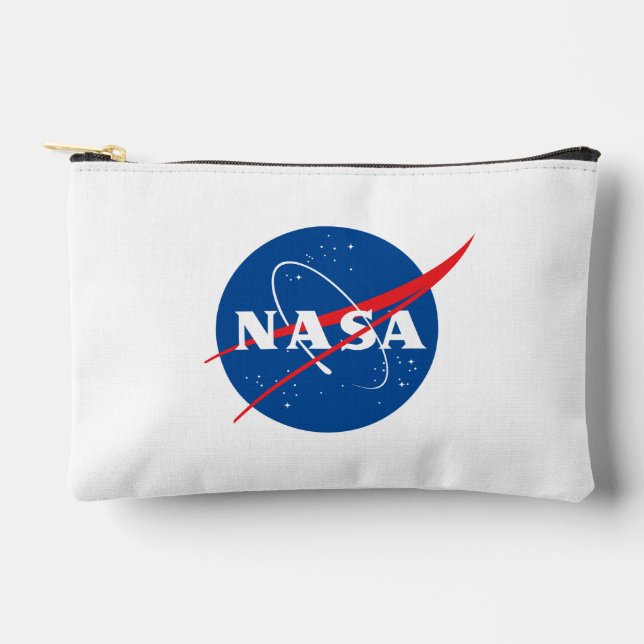 Bolsa de cosméticos icónica de la NASA (blanco de  (Anverso)
