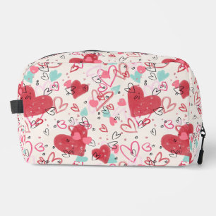 Bolsa de cosméticos para fiesta del corazón