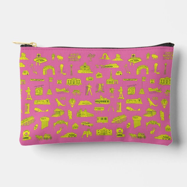 Bolsa de cosméticos Retro Road Trip (Anverso)