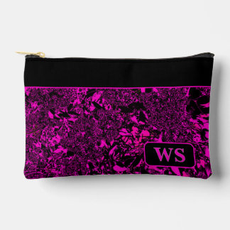 Bolsa de cosméticos rosa brillante