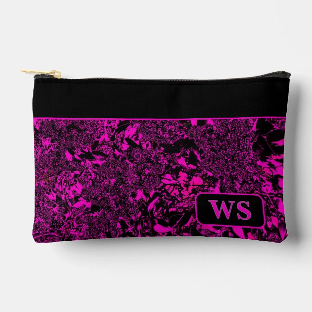 Bolsa de cosméticos rosa brillante (Anverso)