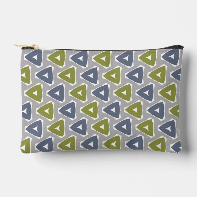 Bolsa de cosméticos triángulo boho discreto (Anverso)
