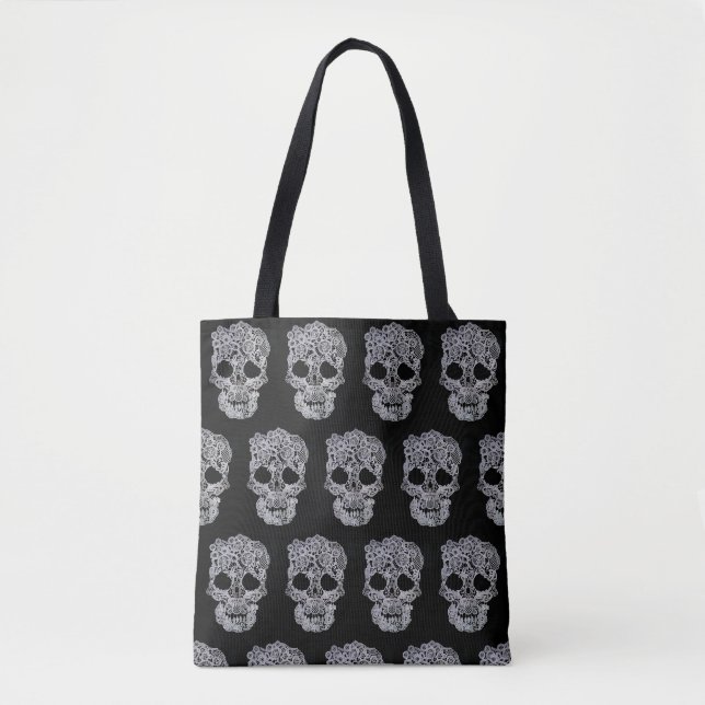 Bolsa de cráneo de ganchillo. (Anverso)