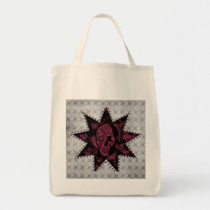 Bolsa de cráneo de punk (rosa oscuro)