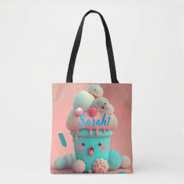 Bolsa de crema de helado de Kawaii
