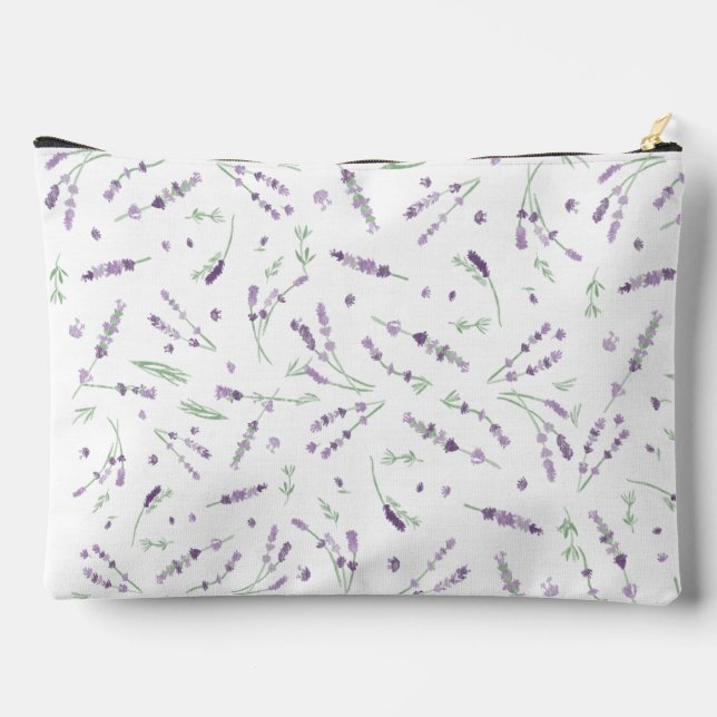 Bolsa de cremallera de lavanda (Reverso )