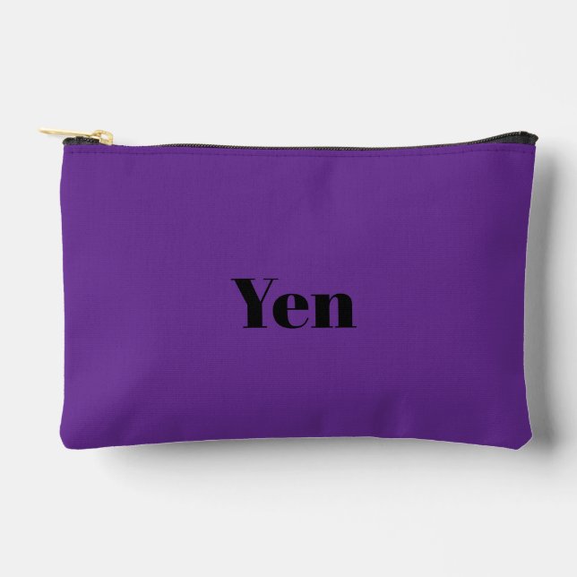 Bolsa de cremallera de Yen japonés (Anverso)
